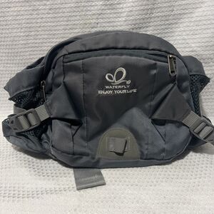 Waterfly Fanny Pack Double Water Bottle Holder and Shoulder Strap Hiking Outdoor